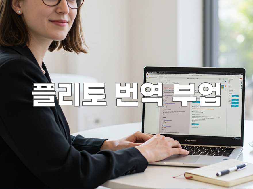 초기 비용 ZERO! 플리토 번역 부업으로 추가 수입 만들기