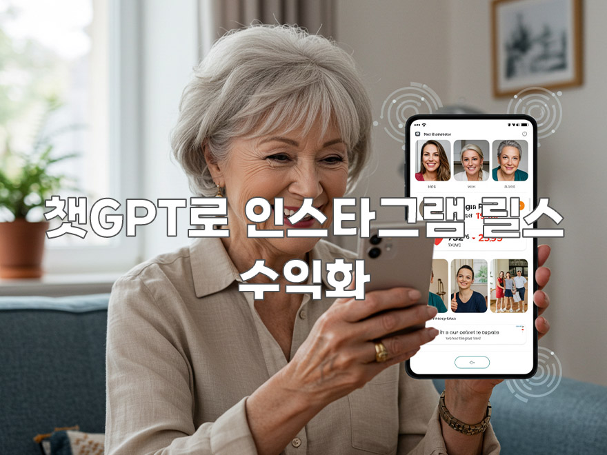 스마트폰 하나로 60대도 AI 활용하여 인스타그램 릴스 기반 지식 공유 활동하는 비결