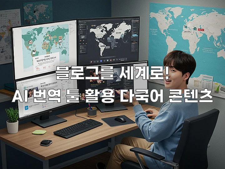 블로그를 세계로! AI 번역 툴 활용 다국어 콘텐츠 제작법 블로그를 세계로! AI 번역 툴 활용 다국어 콘텐츠 제작법