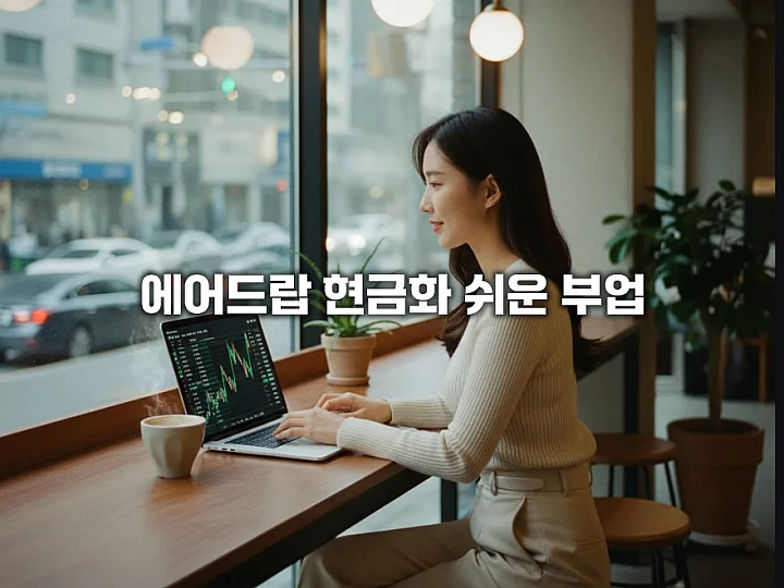 에어드랍 부업: 현금화 가능한 현실적 부업 추가 수입 및 소액 재테크 전략
