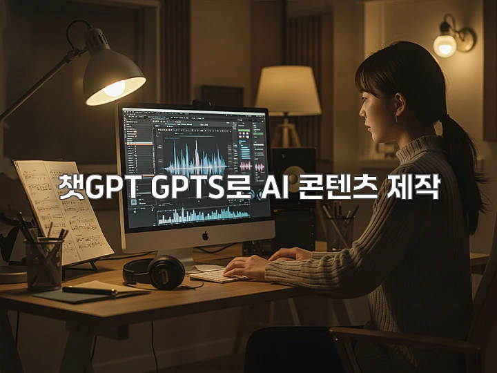 챗GPT GPTS로 AI 콘텐츠 제작 완전 정복