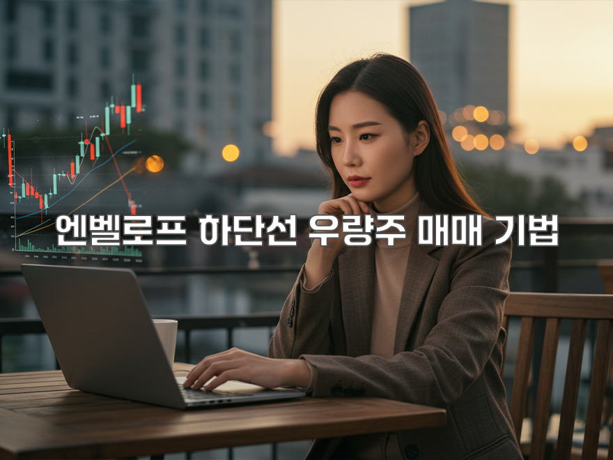하락장 우량주 엔벨로프 하단선 매매 기법: 코스맥스 사례로 본 평생 돈 버는 투자 전략