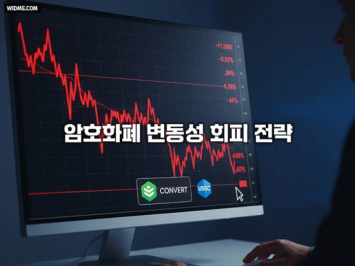 암호화폐 변동성 회피 전략: 폭락장에서도 스테이블코인으로 내 자산을 지키는 법 3가지 암호화폐 변동성 회피 전략: 폭락장에서도 스테이블코인으로 내 자산을 지키는 법 3가지