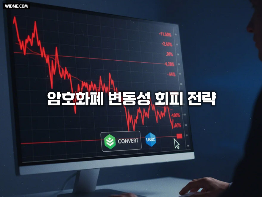 암호화폐 변동성 회피 전략: 폭락장에서도 스테이블코인으로 내 자산을 지키는 법 3가지