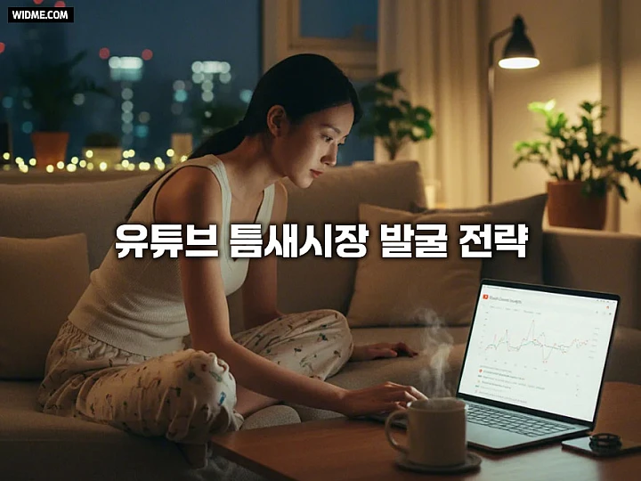 유튜브 채널 단기 성장: 저경쟁 고가치 틈새 시장 발굴 및 주제 선정 3단계 노하우