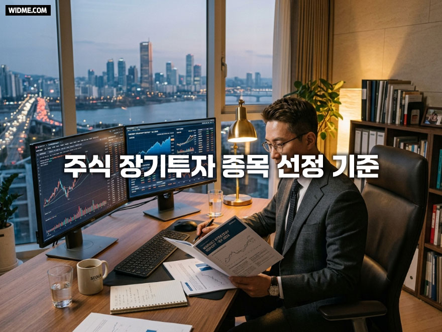 주식 장기투자 종목 선정 기준, 재무제표로 5년 성장주 찾는 법