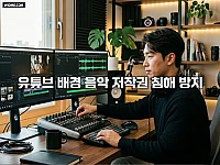 유튜브 배경 음악 저작권 침해 방지하는 안전한 음원 활용법과 주의사항 정리