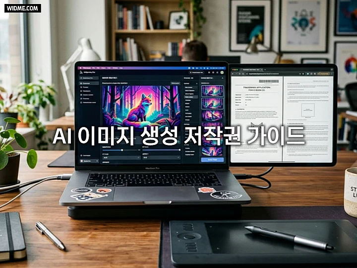 AI 이미지 생성 저작권 가이드 및 상업적 용도 활용 시 주의해야 할 법적 범위 정리
