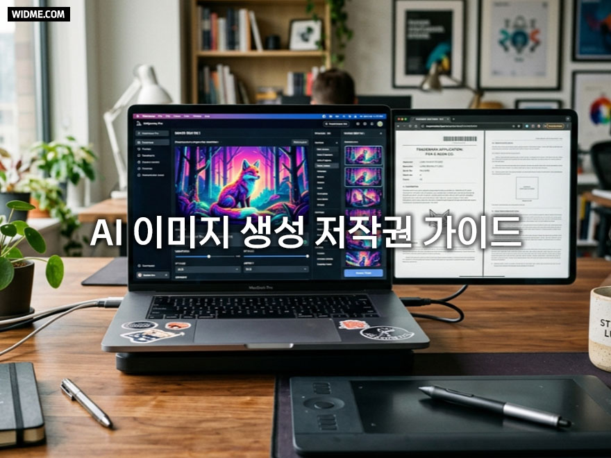 AI 이미지 생성 저작권 가이드 및 상업적 용도 활용 시 주의해야 할 법적 범위 정리