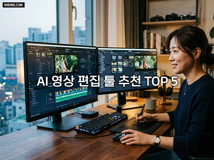 AI 영상 편집 툴 추천 5가지와 작업 시간을 줄이는 제작 도구 비교