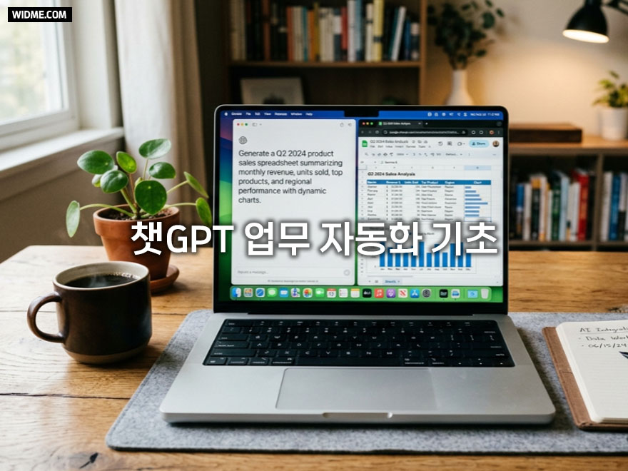 챗GPT 업무 자동화 기초 및 반복 사무 작업을 줄여주는 활용 환경 설정 가이드