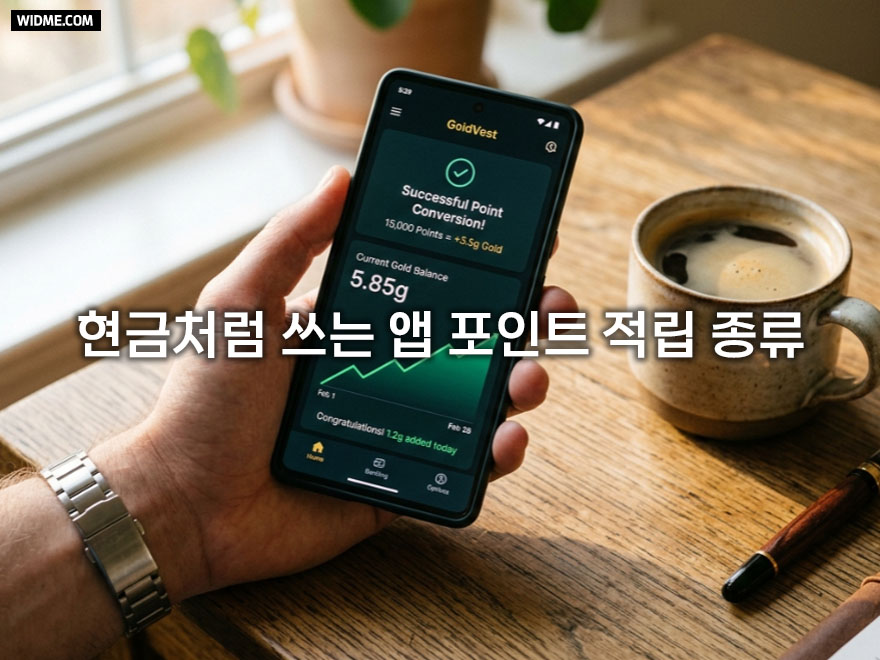 현금처럼 쓰는 앱 포인트 종류와 효율적인 모바일 부수입 적립 전략