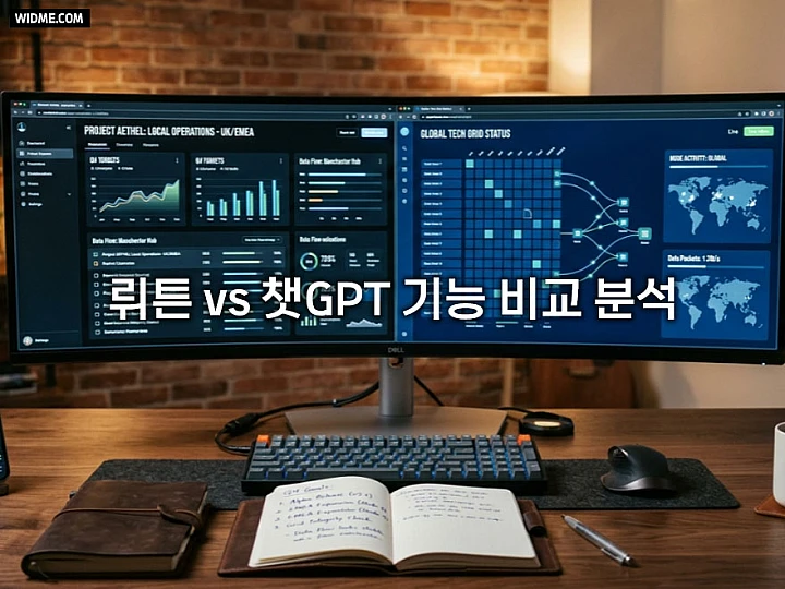 뤼튼 vs 챗GPT 기능 비교 분석과 용도별 올바른 선택 방법