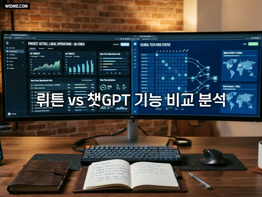 뤼튼 vs 챗GPT 기능 비교 분석과 용도별 올바른 선택 방법